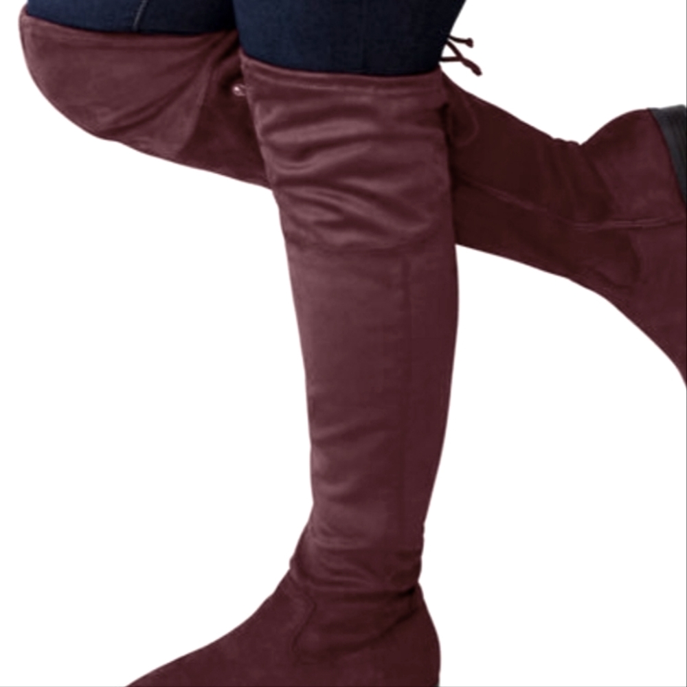 Wide Calf Plus Sz 8.5 US Comfortview Over the knee Boots Brown Black 2 Pairs EUC